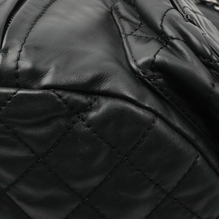 CHANEL 2012-2013 Matelassé Chain Lambskin Backpack