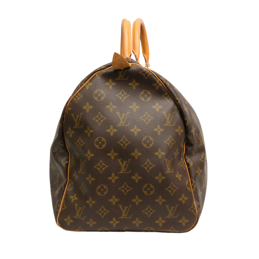 LOUIS VUITTON Monogram Keepall 55 Boston Handbag / Travel Bag M41424