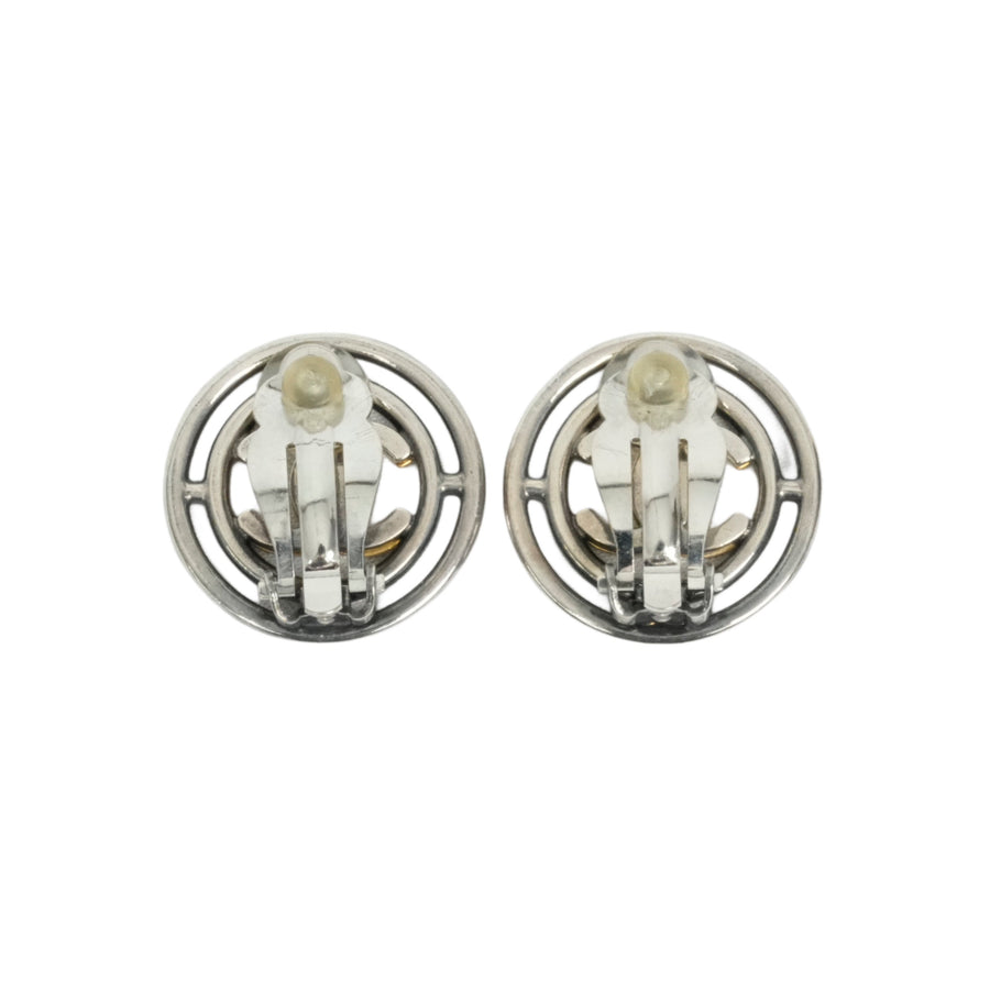 CHANEL Circle Coco Mark Earrings