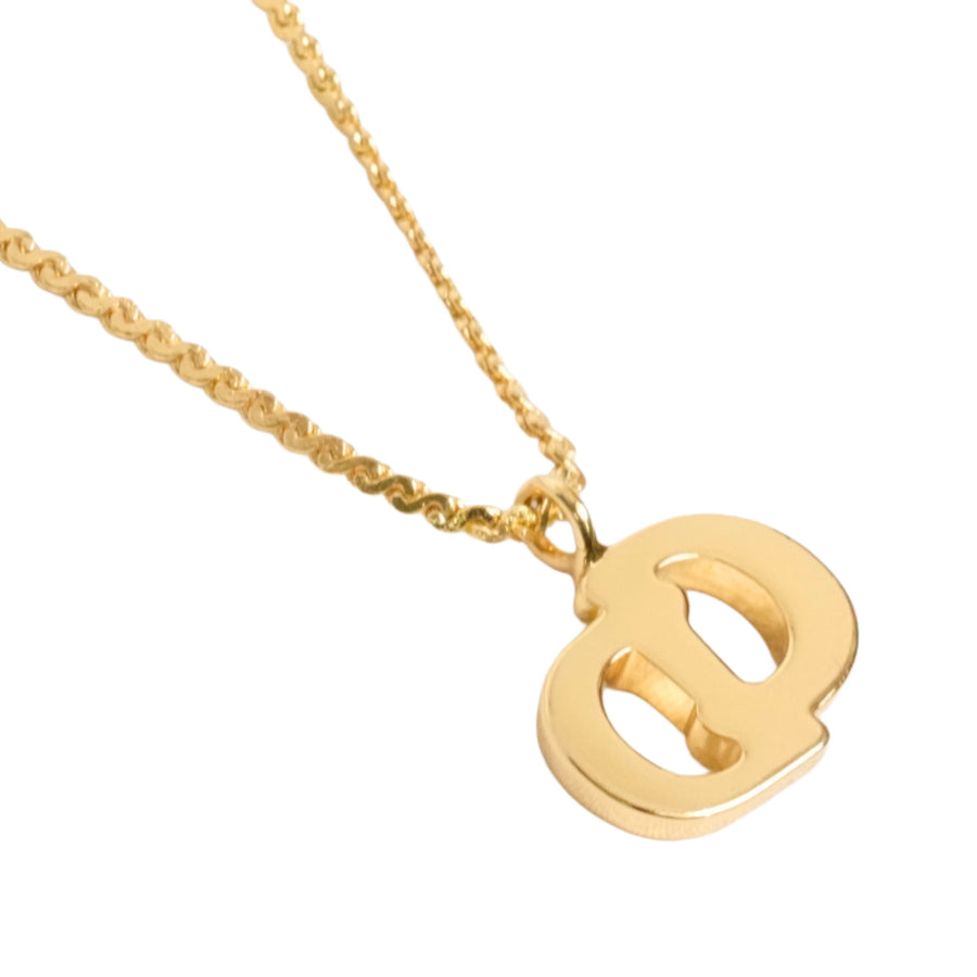 CHRISTIAN DIOR CD Logo Necklace