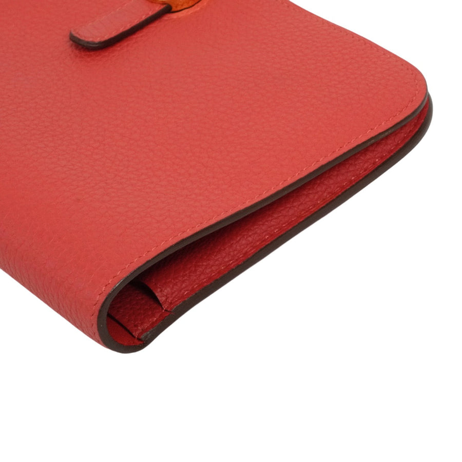 HERMES Dogon GM Taurillon Clemence Wallet