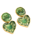 Vintage-Style Heart Alphabet Earrings(Gold-Plated Brass)