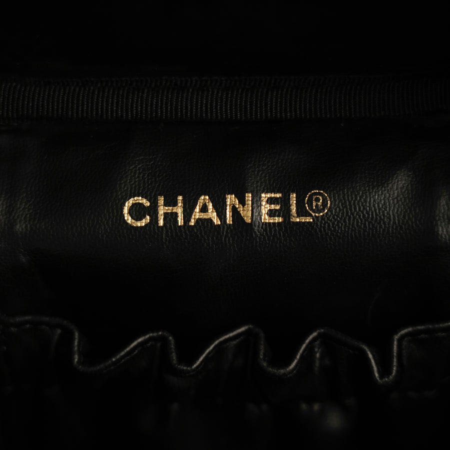 CHANEL 1997-1999 Vanity Caviar Skin Handbag
