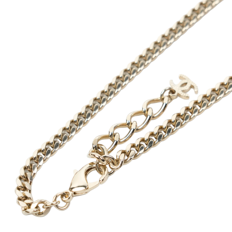 CHANEL Bottle Motif Necklace