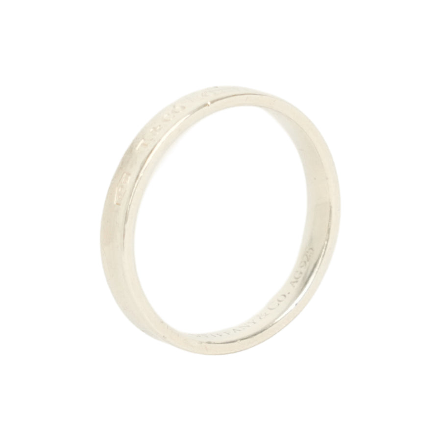 TIFFANY & CO. SV925 Narrow 1837 Ring