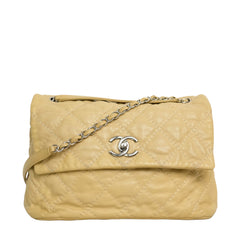 CHANEL 2012–2013 Matelassé Coco Mark Chain Shoulder Bag