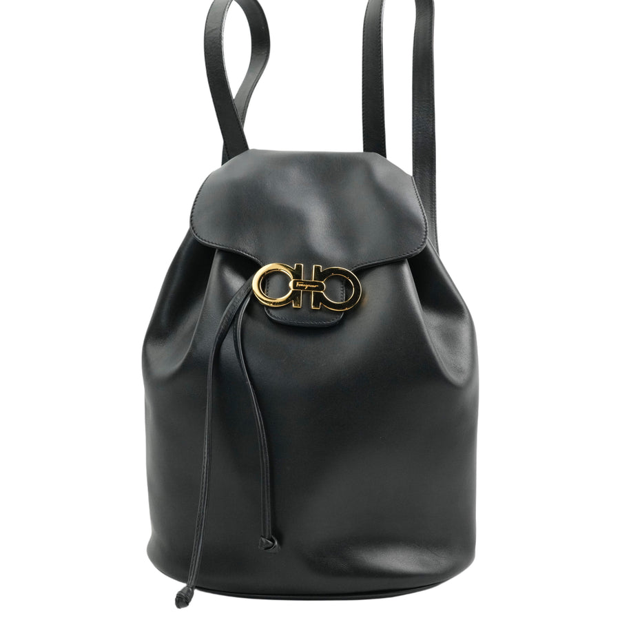 SALVATORE FERRAGAMO Gancini Leather Backpack