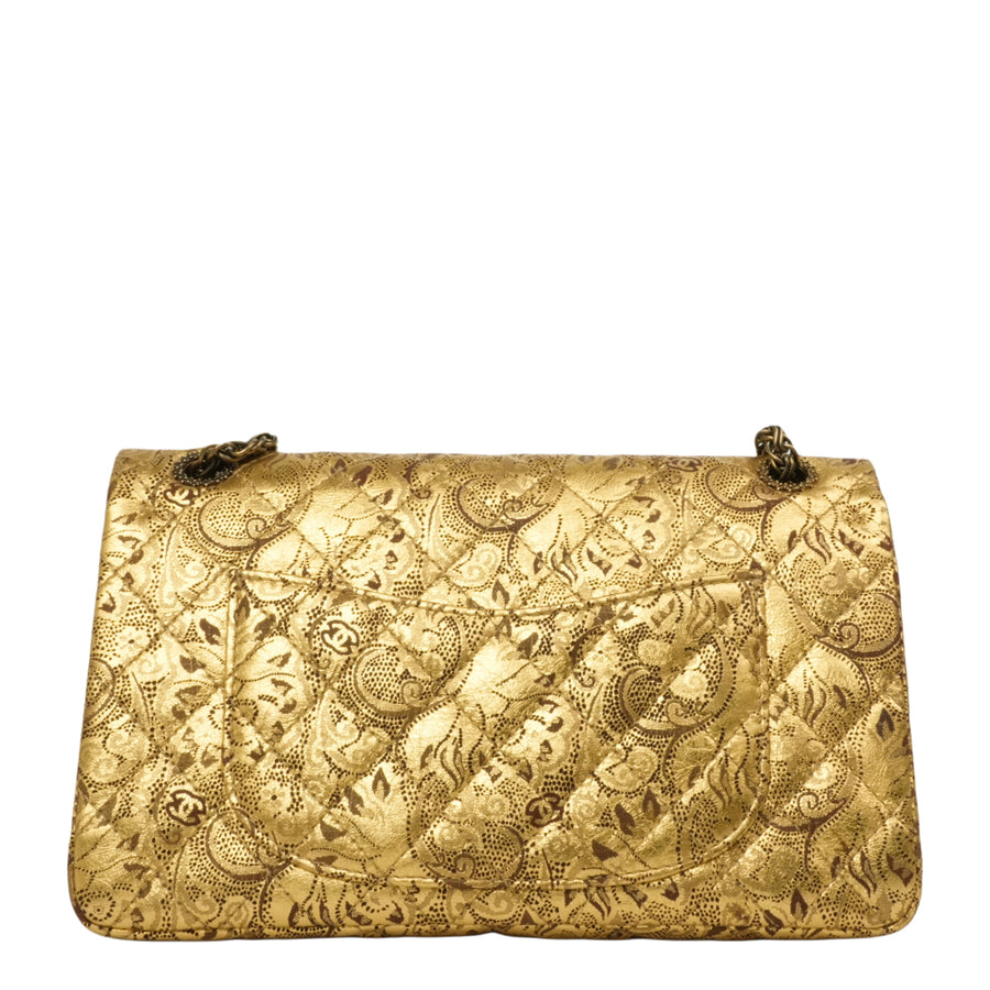 CHANEL 2008-2009 Gold Hardware Shoulder Bag