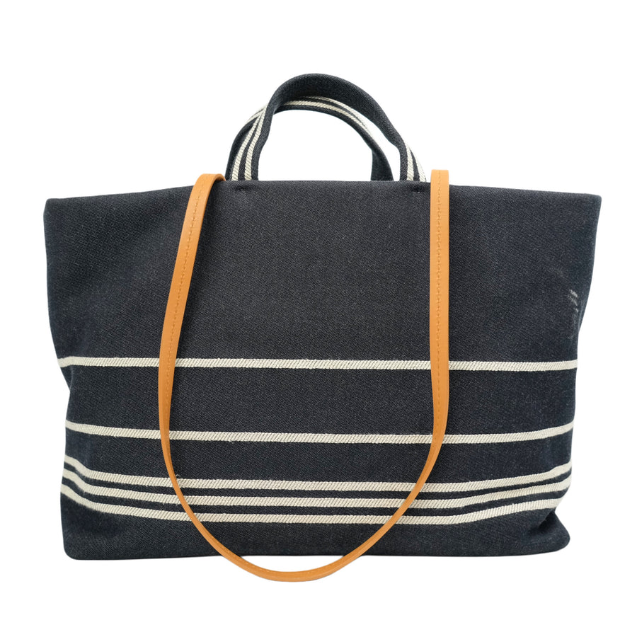 CHANEL Denim Tote Handbag/Shoulder Bag 2-Way