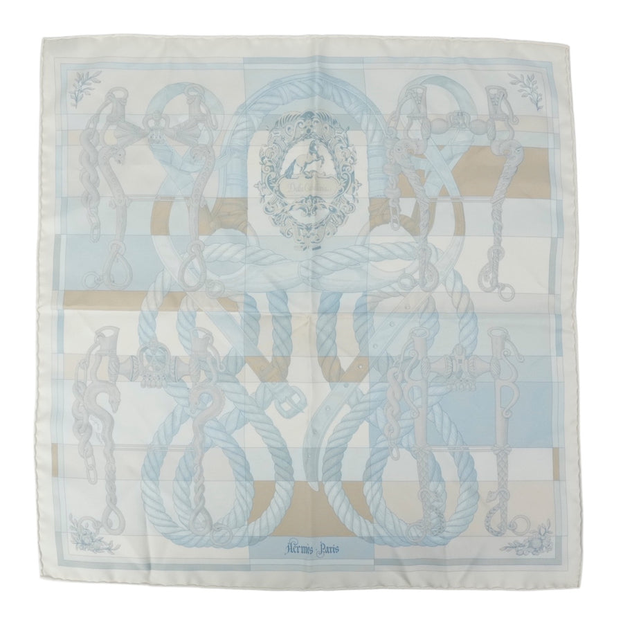 HERMES Silk Carré45 Della Garalleria Scarf