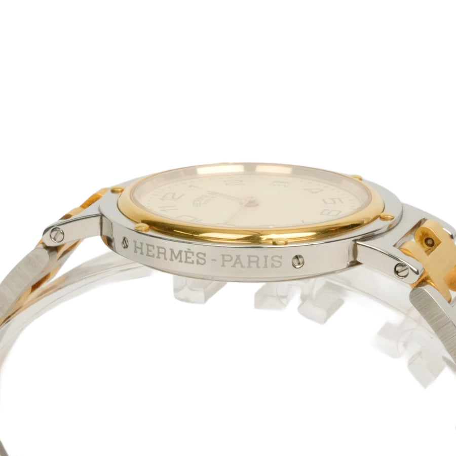 HERMES Clipper Classic YG Combination Boys 34 mm Watch