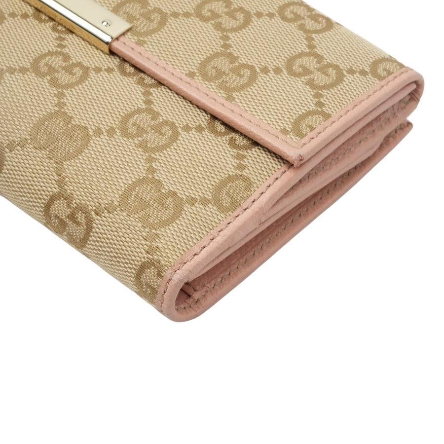 GUCCI GG Canvas Long Wallet