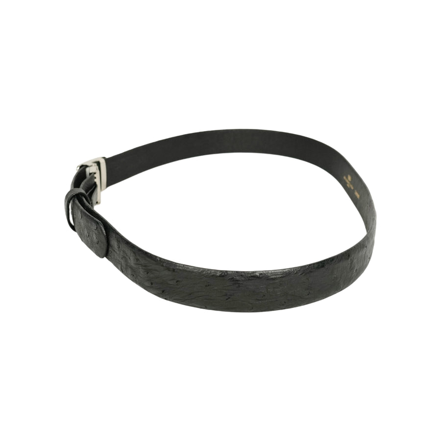 BALENCIAGA Ostrich Leather Belt