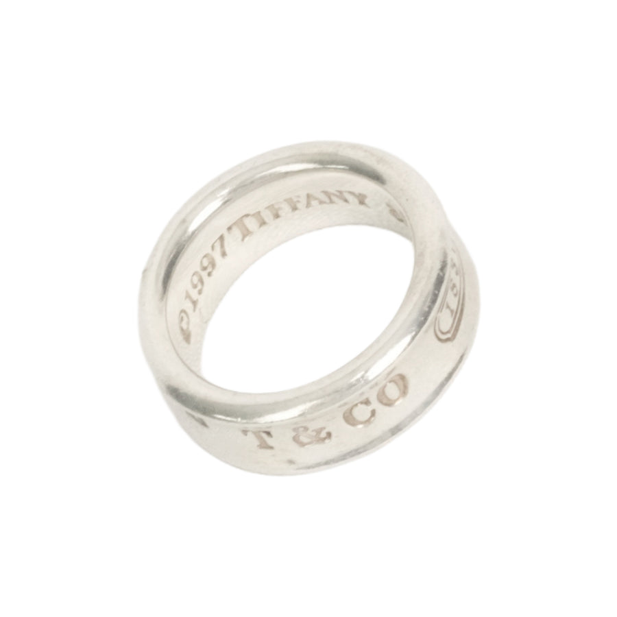 TIFFANY & CO. SV925 Narrow 1837 Ring