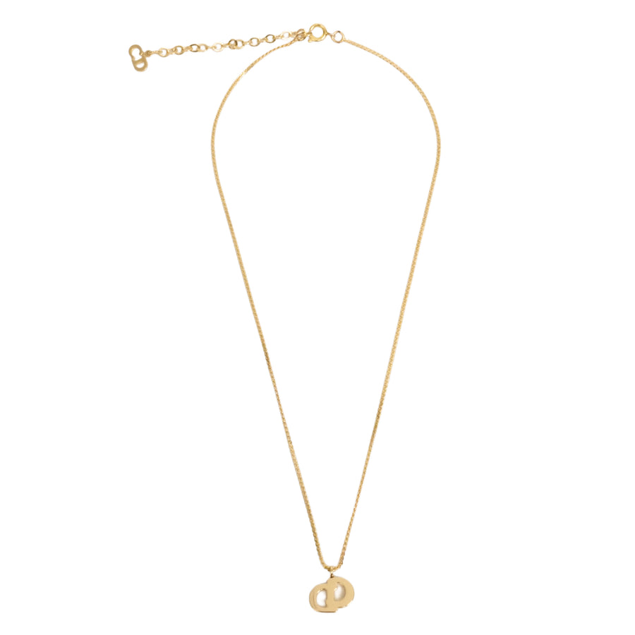 CHRISTIAN DIOR CD Logo Necklace