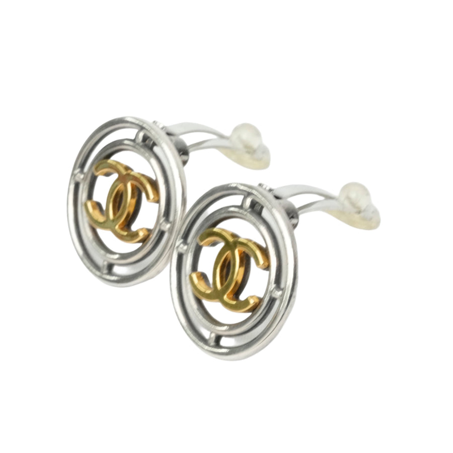 CHANEL Circle Coco Mark Earrings