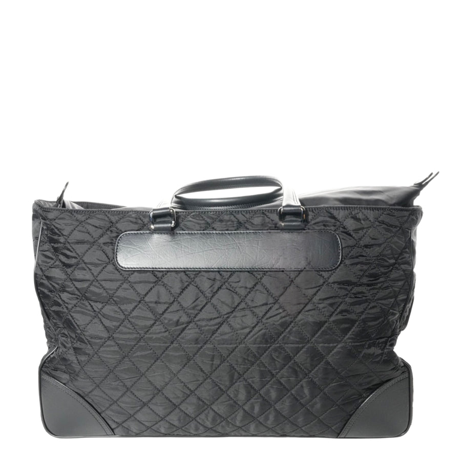 CHANEL 2005–2006 Paris-New York Boston Bag Nylon Handbag / Travel Bag