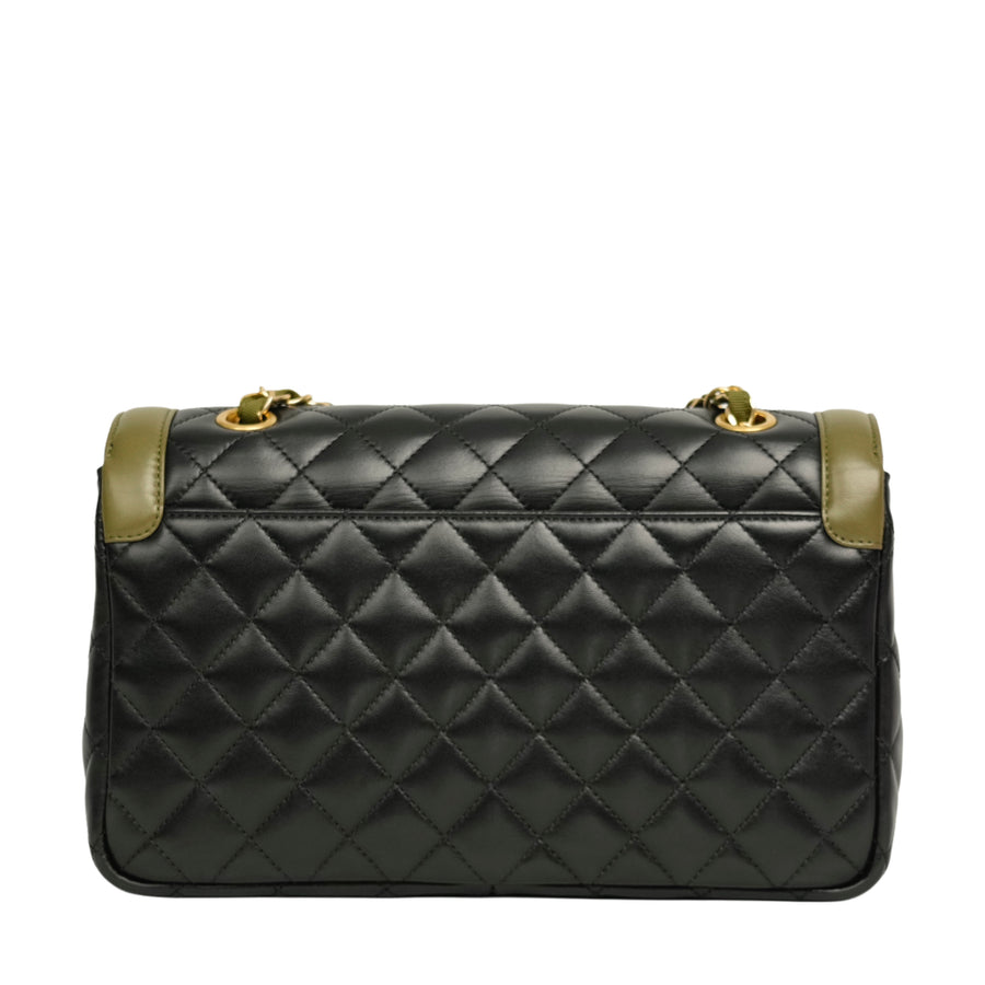 CHANEL Matelassé Chain Bicolor Shoulder Bag