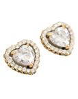 Vintage-Style Heart Alphabet Earrings