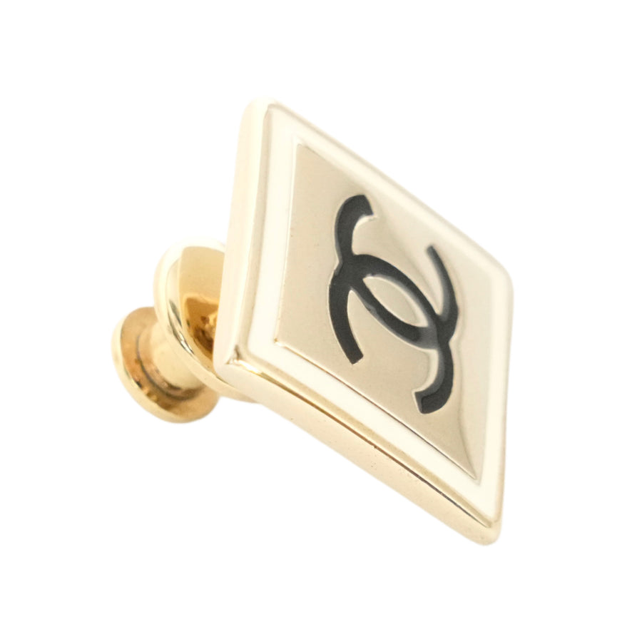 CHANEL Coco Mark Square Brooch