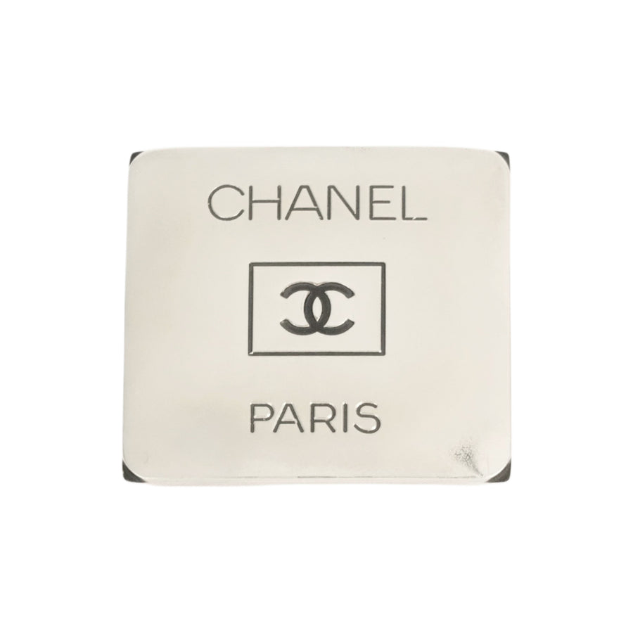 CHANEL Coco Mark Square Brooch