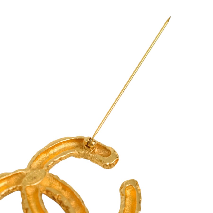 CHANEL Coco Mark Lava Brooch