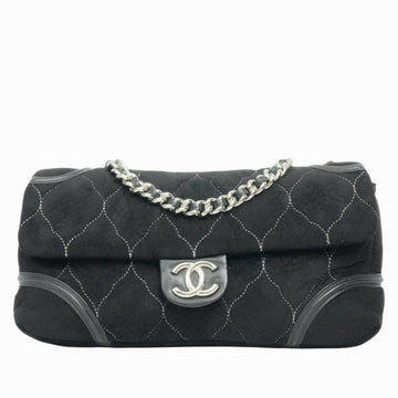 CHANEL 2008-2009 Quilted Coco Mark Chain Shoulder Bag
