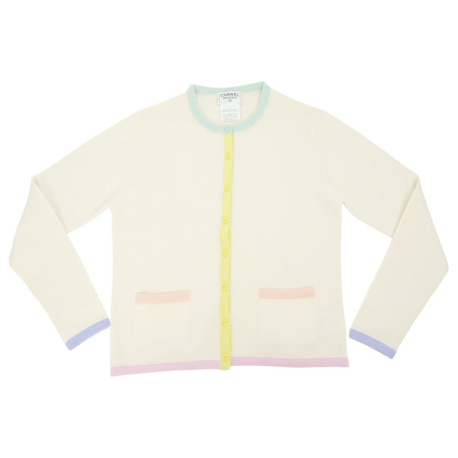 CHANEL 1998 Ensemble Knit Cashmere Size 40 Top