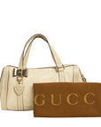 GUCCI Diamante Ribbon Boston 30 Handbag　
