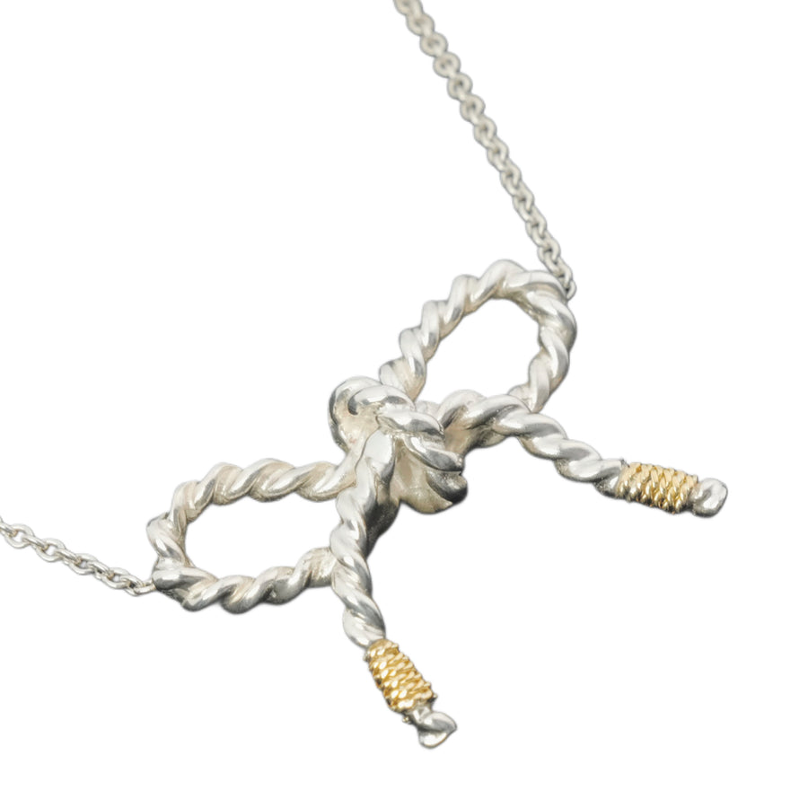 TIFFANY & CO. SV925 Ribbon Necklace