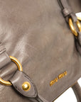 MIU MIU Vitello Lux 2-Way Handbag / Shoulder Bag