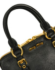 MIU MIU Madras Handbag / Shoulder Bag 2Way