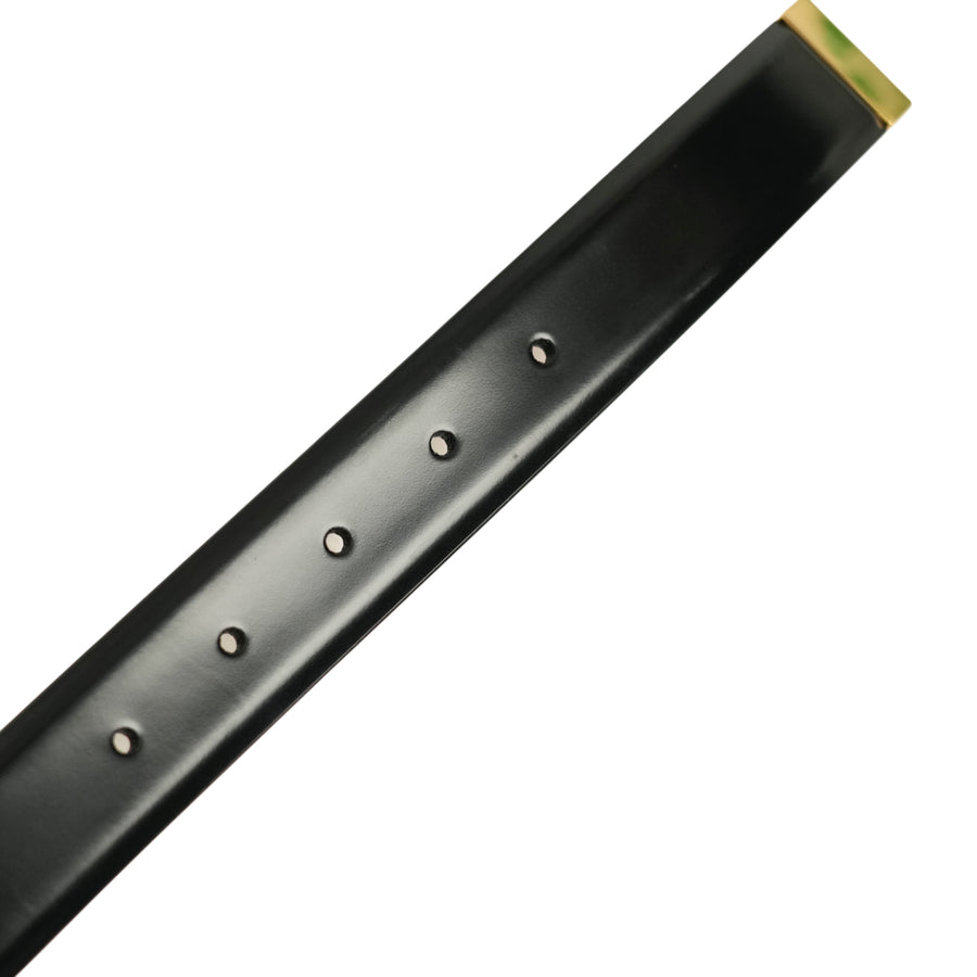 LOUIS VUITTON Noir Ceinture Carré M6805Q Belt