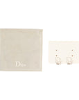 CHRISTIAN DIOR Dior Logo Earrings