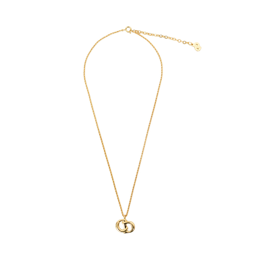 CHRISTIAN DIOR CD Logo Necklace