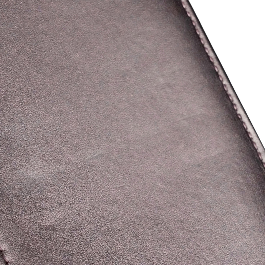 CHANEL Matelassé Tweed Bi-fold Long Wallet