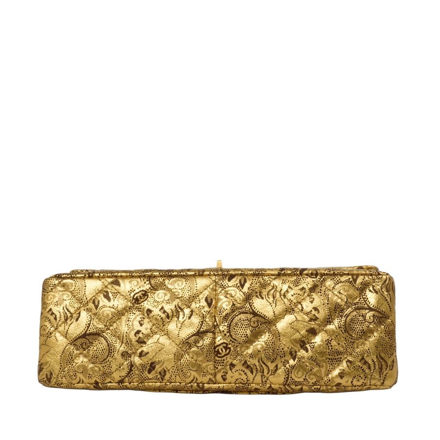 CHANEL 2008-2009 Gold Hardware Shoulder Bag