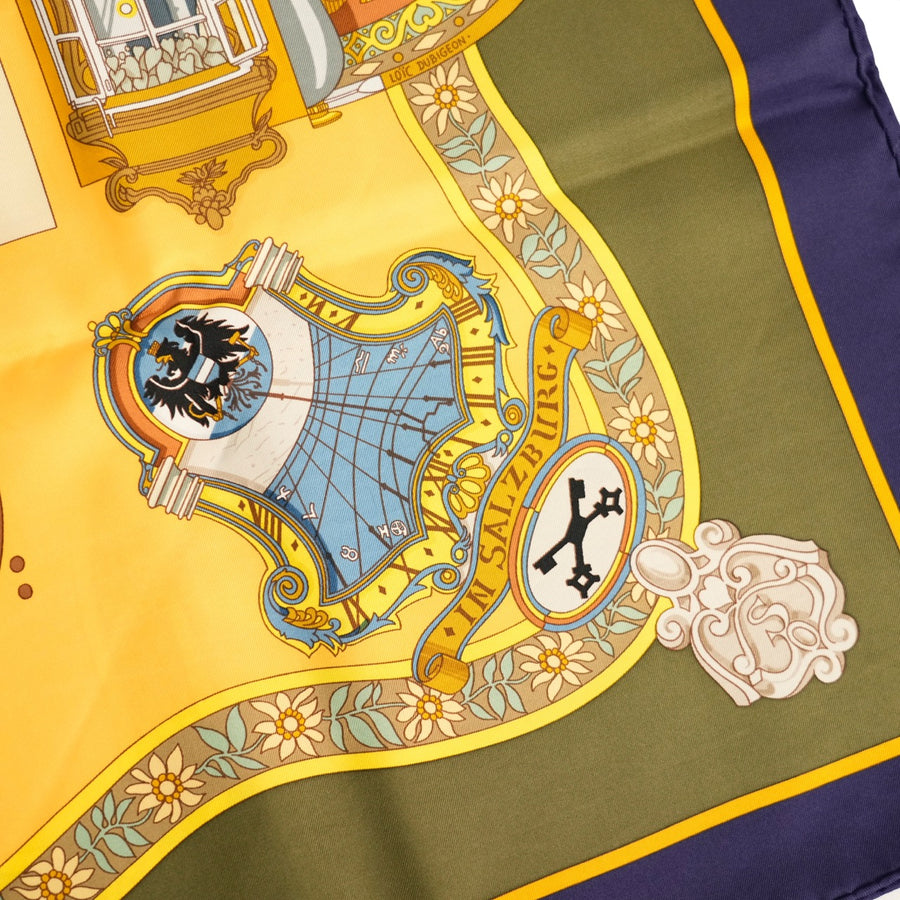 HERMES Carre 90 “In Salzburg” Violin Scarf