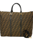 FENDI Zucca 2-Way Tote Bag / Shoulder Bag