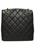 CHANEL 1997–1999 Coco Mark Matelassé Caviar Skin Tote Bag / Shoulder Bag