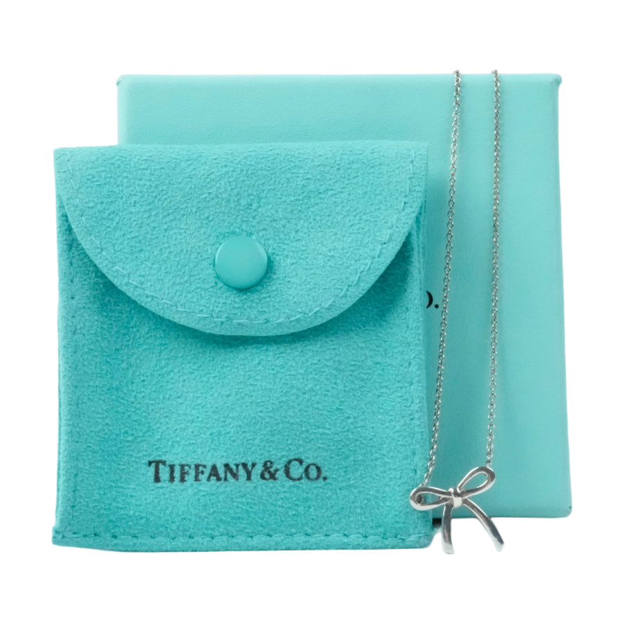 TIFFANY & CO. SV925 Ribbon Necklace