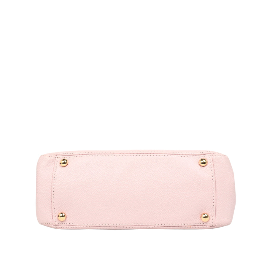 CHANEL 2004–2005 Triple Coco Caviar Leather Handbag