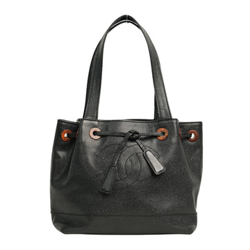 CHANEL 2002–2003 Coco Mark Caviar Skin Handbag