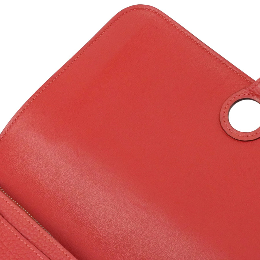 HERMES Dogon GM Taurillon Clemence Wallet