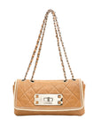 CHANEL 2008–2009 2.55 Chain Matelasse Bicolor Shoulder Bag
