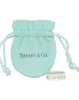 TIFFANY & CO. Sterling Silver 925 Narrow 1837 Ring