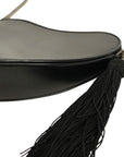 YVES SAINT LAURENT Heart Chain Fringe Shoulder Bag