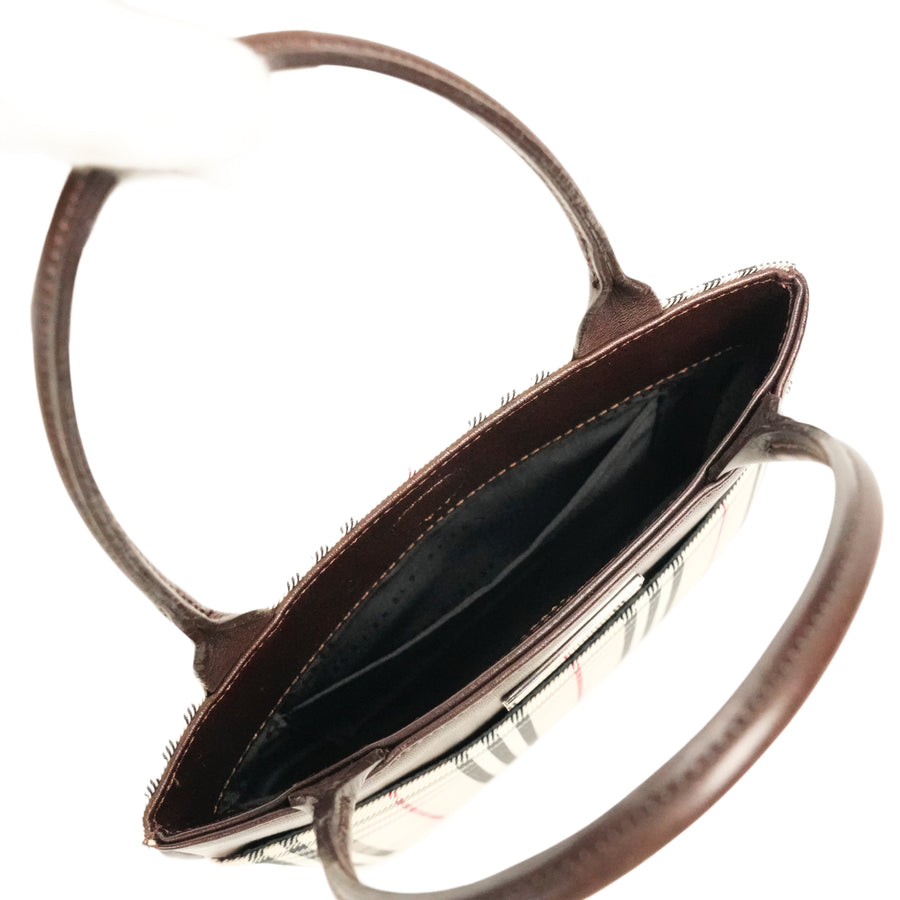 BURBERRY Nova Check Mini Handbag