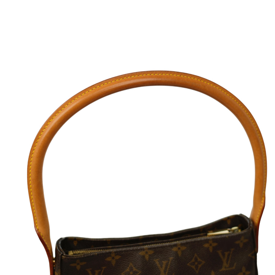 LOUIS VUITTON Monogram LoopingMM Canvas Shoulder Bag M51146