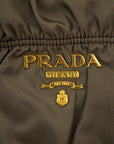 PRADA Nylon Leather Handbag / Shoulder Bag